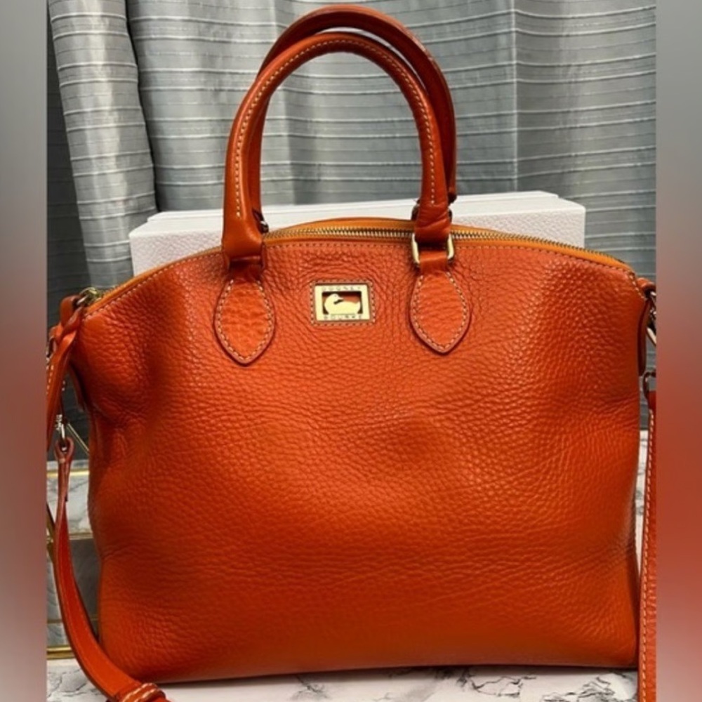 Bourke Pebble Grain Short Handle Tote Be A Bag Small Cross-body - Picture 3 of 3